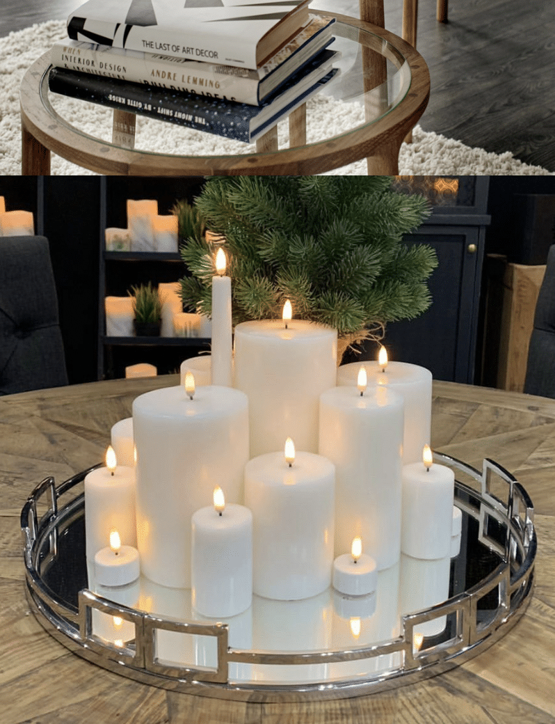 Single Wick Pillar Candle Gather & Place