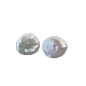 Freshwater Pearl Coin Earrings