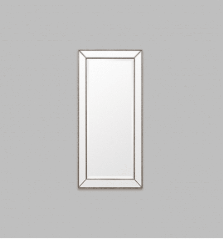 Beaded Leaner Floor Mirror Gather+Place