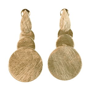 Trio of Circles Drop Earrings