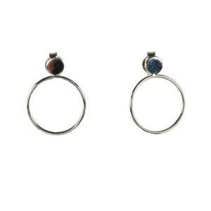 Double Round Stud Earrings