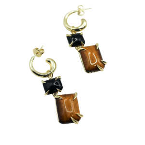 Double Drop Claw Earrings