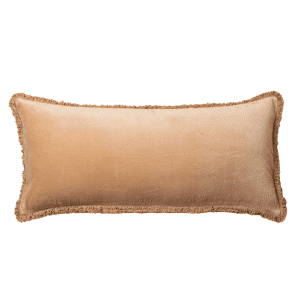 Velvet Bolster Fringed Cushion 40x90cm