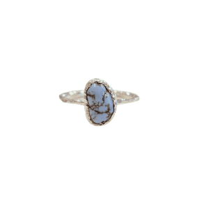 Turquoise Beaten Fine Ring