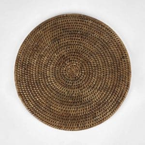 Paume Rattan Round Placemat