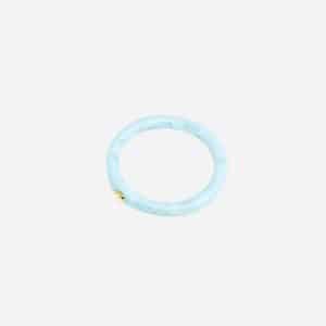 Round Rock Wishbone Bangle- Wide