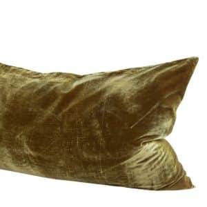 Silk Velvet & Linen Bolster