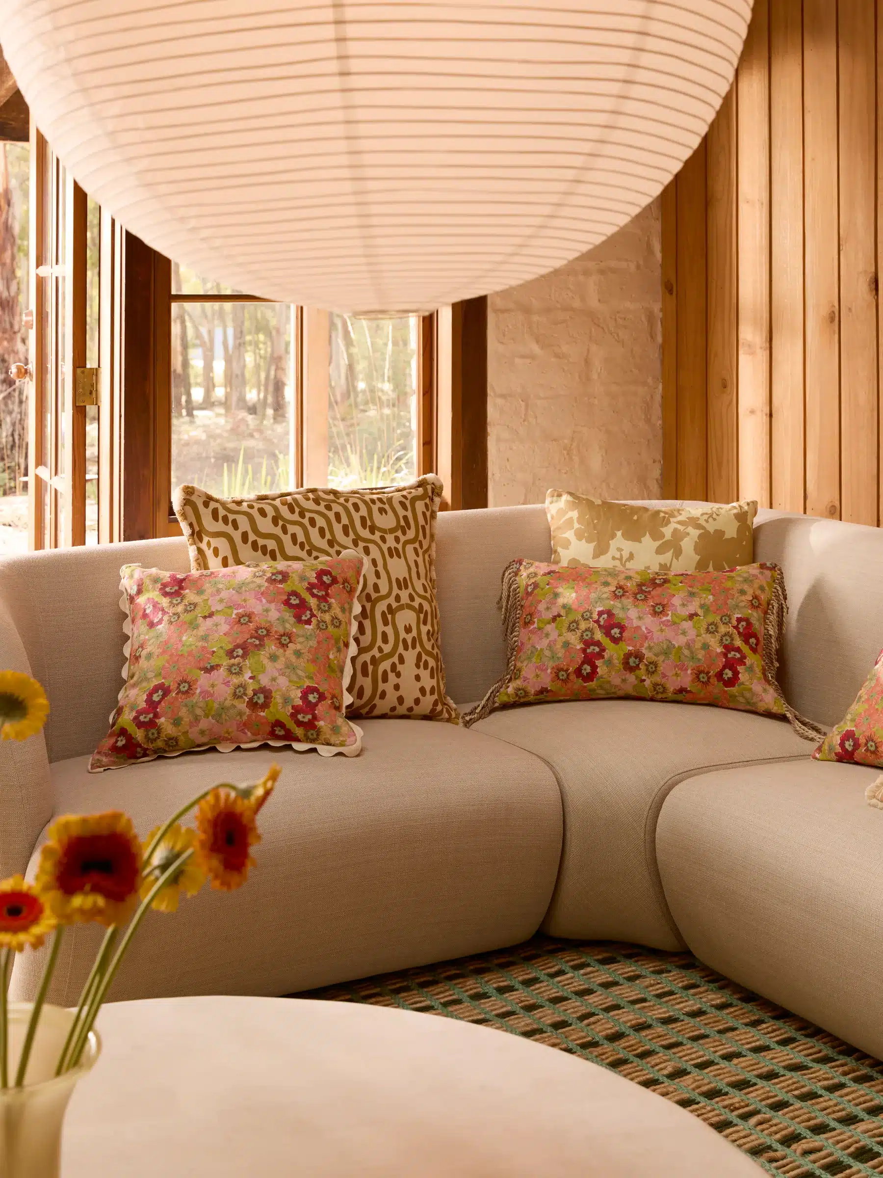 Meadowlands Linen Cushion 50x50cm - Image 4