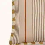 Club Stripe Linen Cushion 60x40cm - Thumbnail Image 5