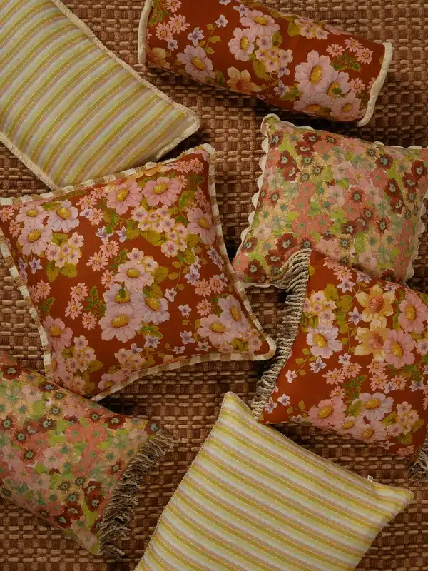 Buttercup Linen Cushion 60x60cm - Image 2