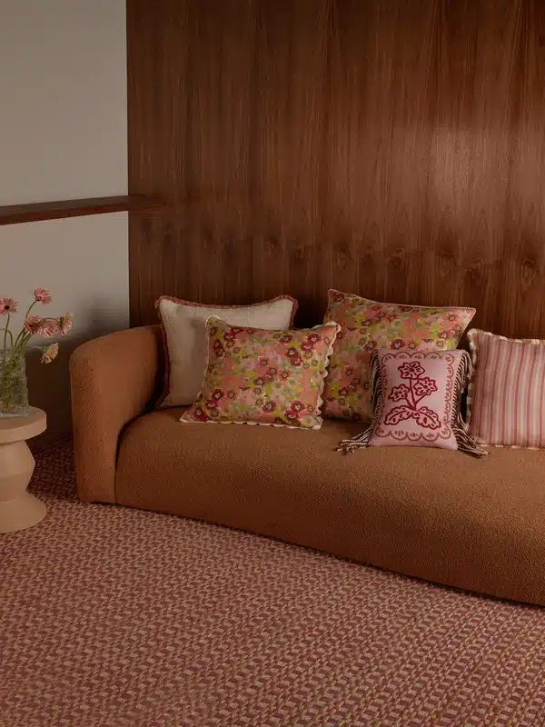Primrose Linen Cushion 50x50cm - Image 2