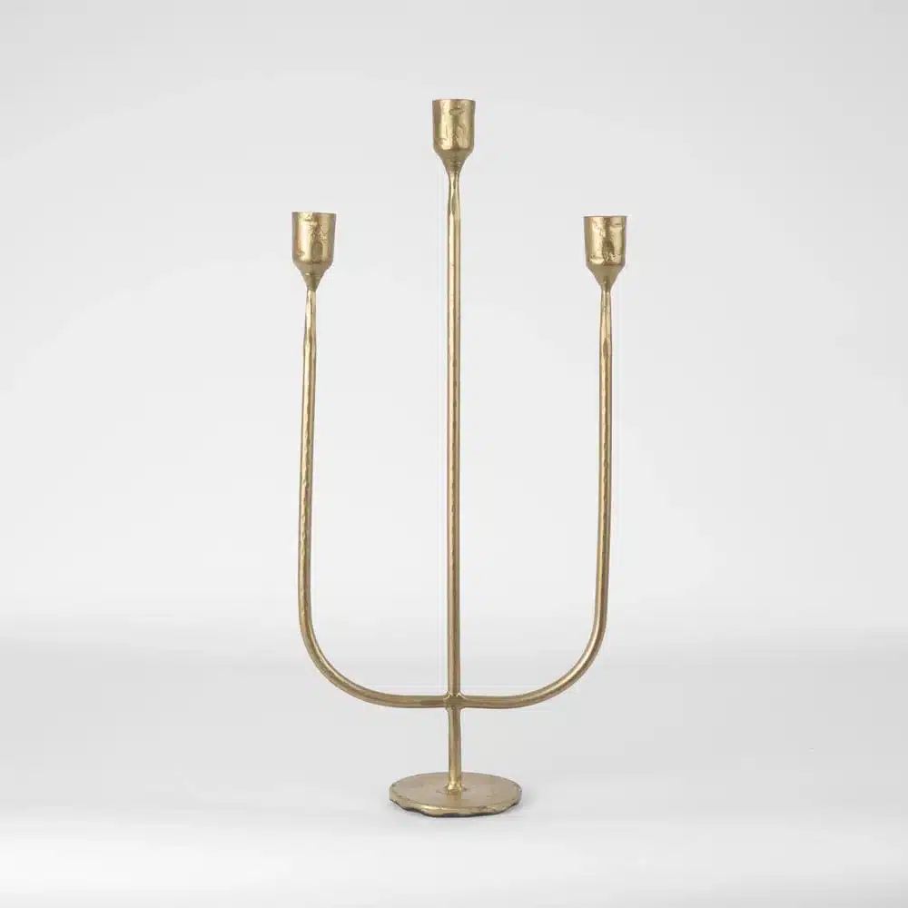 Joshua Candle Stand Brass - Image 3