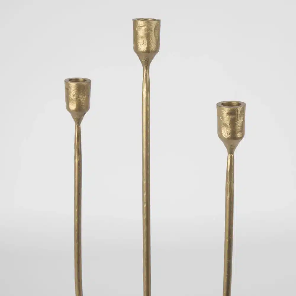 Joshua Candle Stand Brass - Image 2