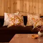 Club Stripe Linen Cushion 60x60cm - Thumbnail Image 5