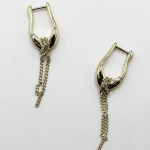 Formation Link Huggies with Chain - Thumbnail Image 4