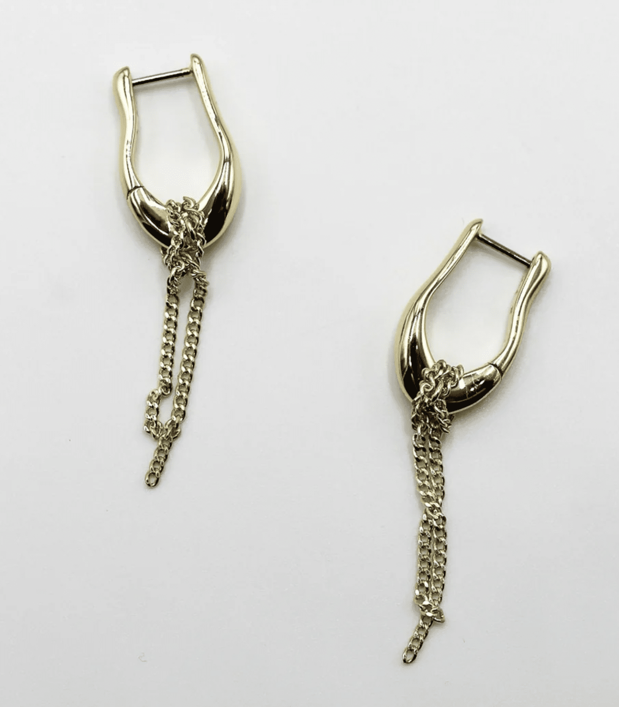 Formation Link Huggies with Chain - Image 4