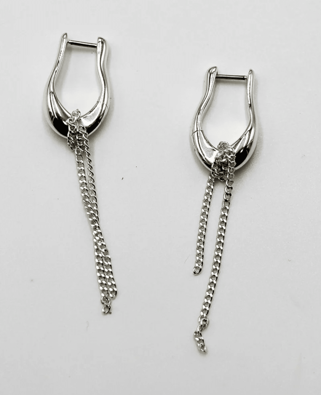 Formation Link Huggies with Chain - Image 2