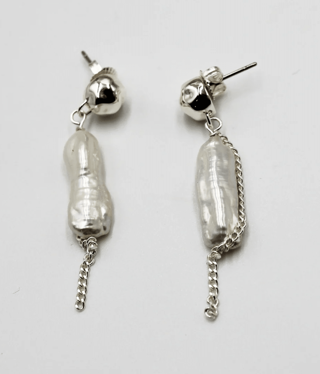 Beach Pearl Drop Earrings - Image 4