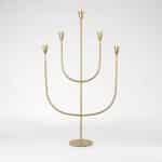 Joshua Candle Stand Brass - Thumbnail Image 1