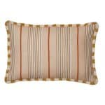 Club Stripe Linen Cushion 60x40cm - Thumbnail Image 1